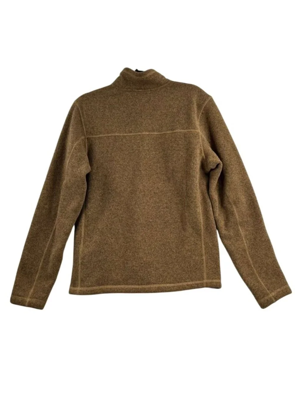 The North Face Gordon Lyons Jacket Men's Small Brown Fleece 1/2 Zip Pullover